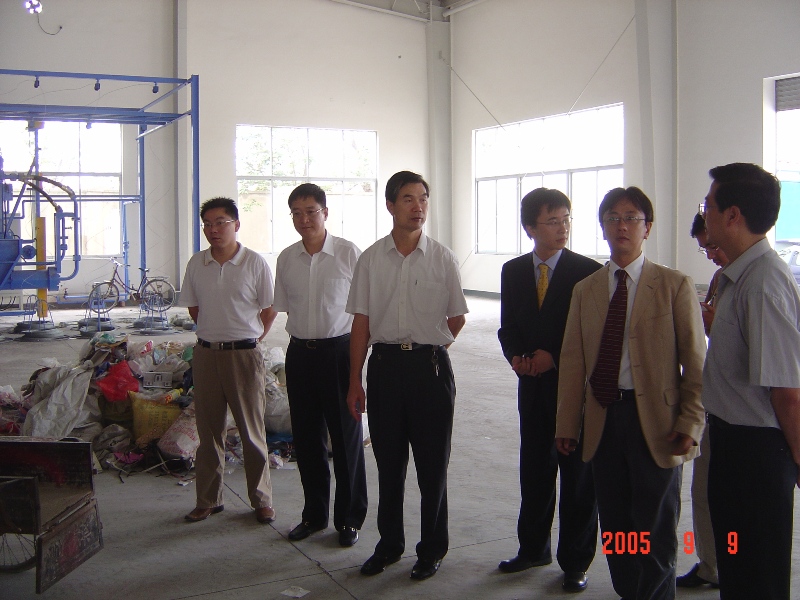 南通市委副书记王德忠9日视察捷红资源再生有限公司